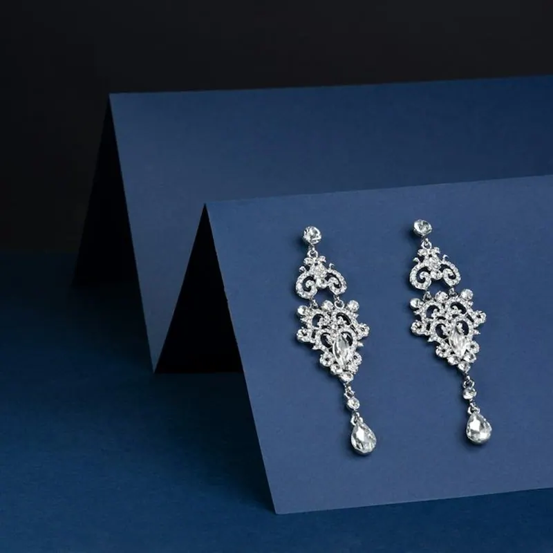Wings in Motion Diamond Drop Earrings