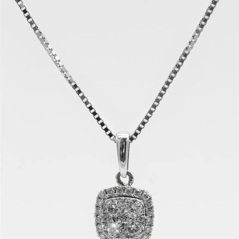 Spectrum Petals Diamond Pendant with Chain