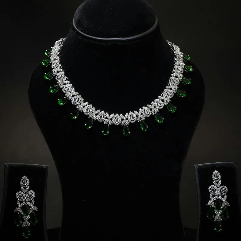 Enchanted Swirl Diamond Necklace Set